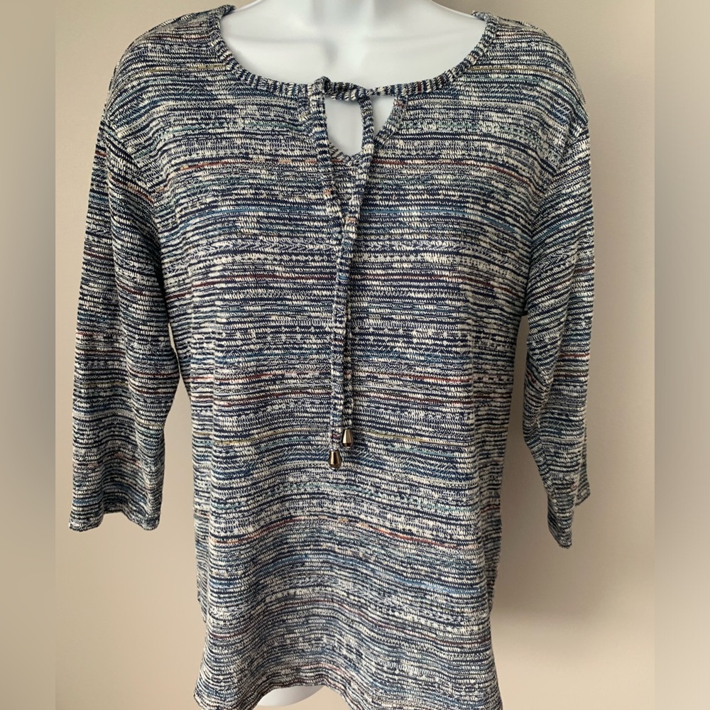 Christopher & Banks Tie Front Top